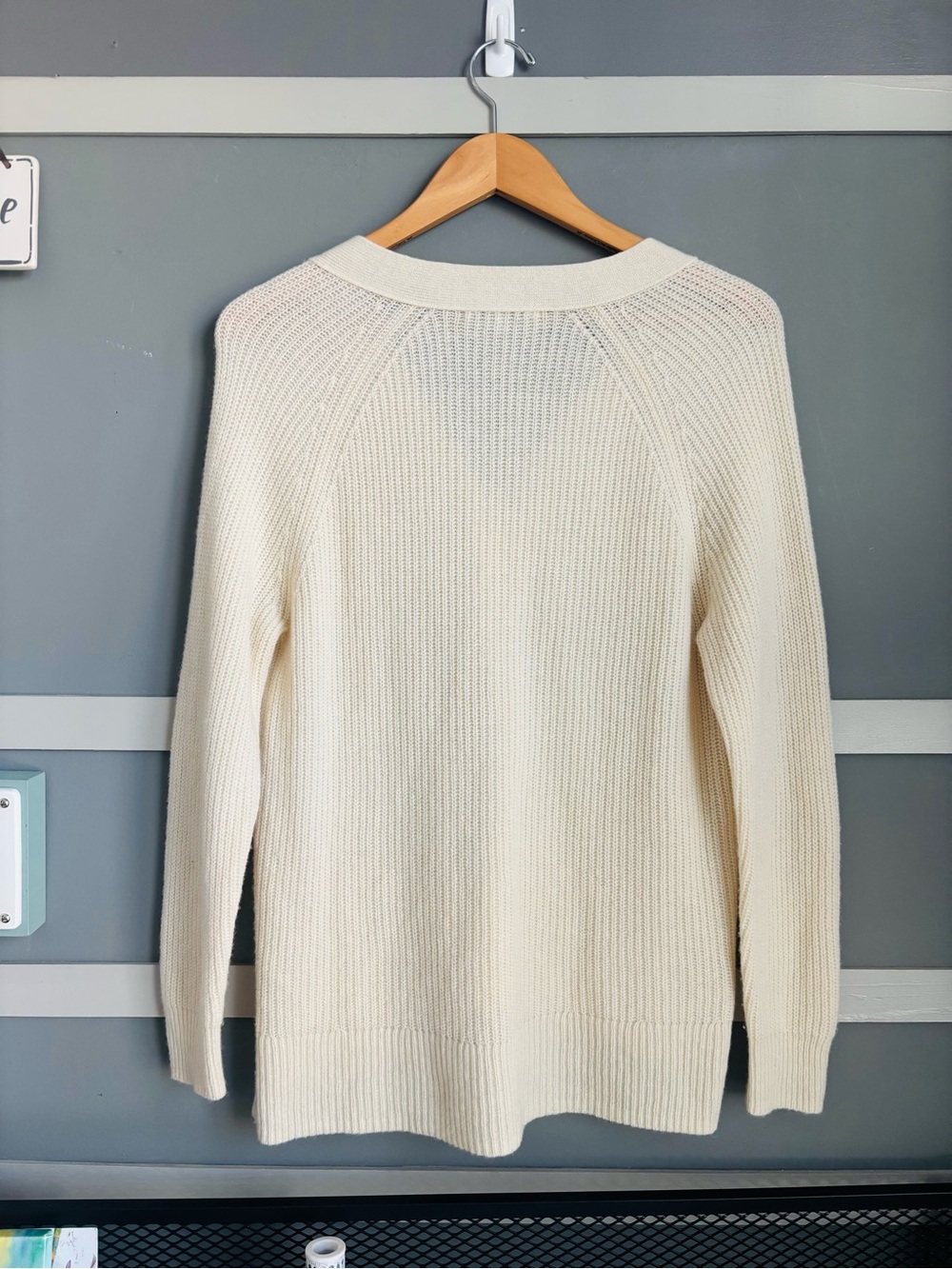 Button Front Knit Sweater - Picture 2 of 4